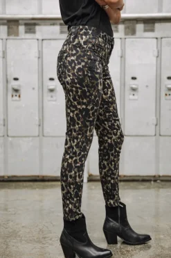Freeman T. Porter Alexa High Waist Cropped Marsh Hot