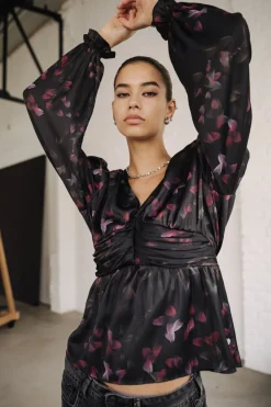 Freeman T. Porter Braia Black Roses Cheap